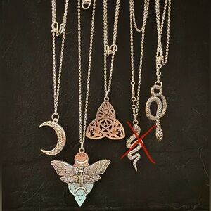 Goth Silver Necklaces